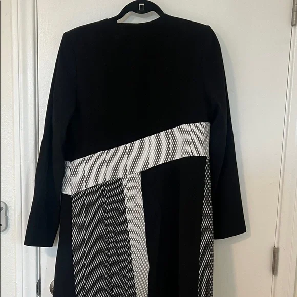 Calvin Klein Women's Black and White Long Blazer / Coat - Picture 11 of 12